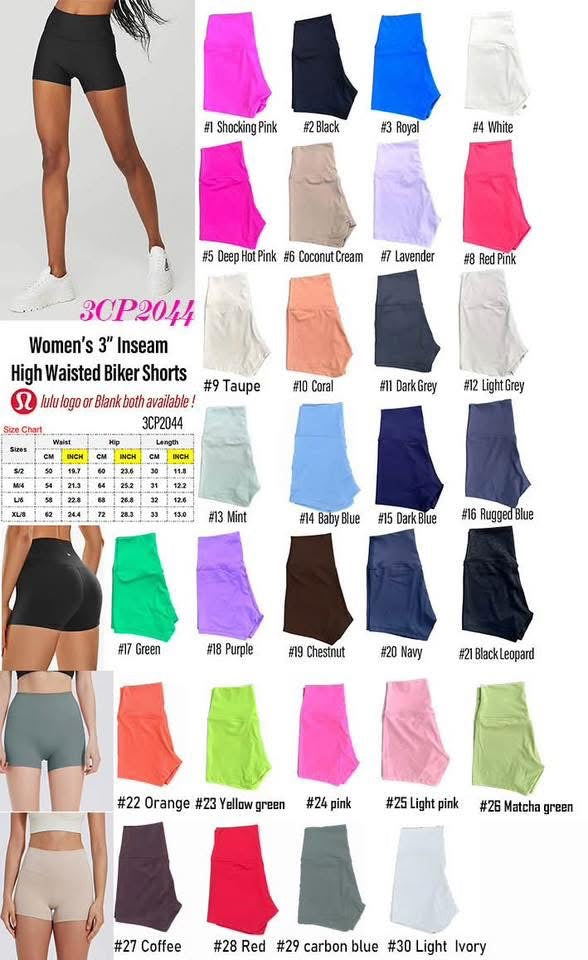 3” lulu biker shorts