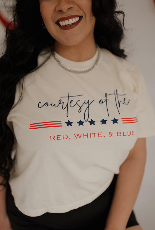 Courtesy of the red, white, & blue