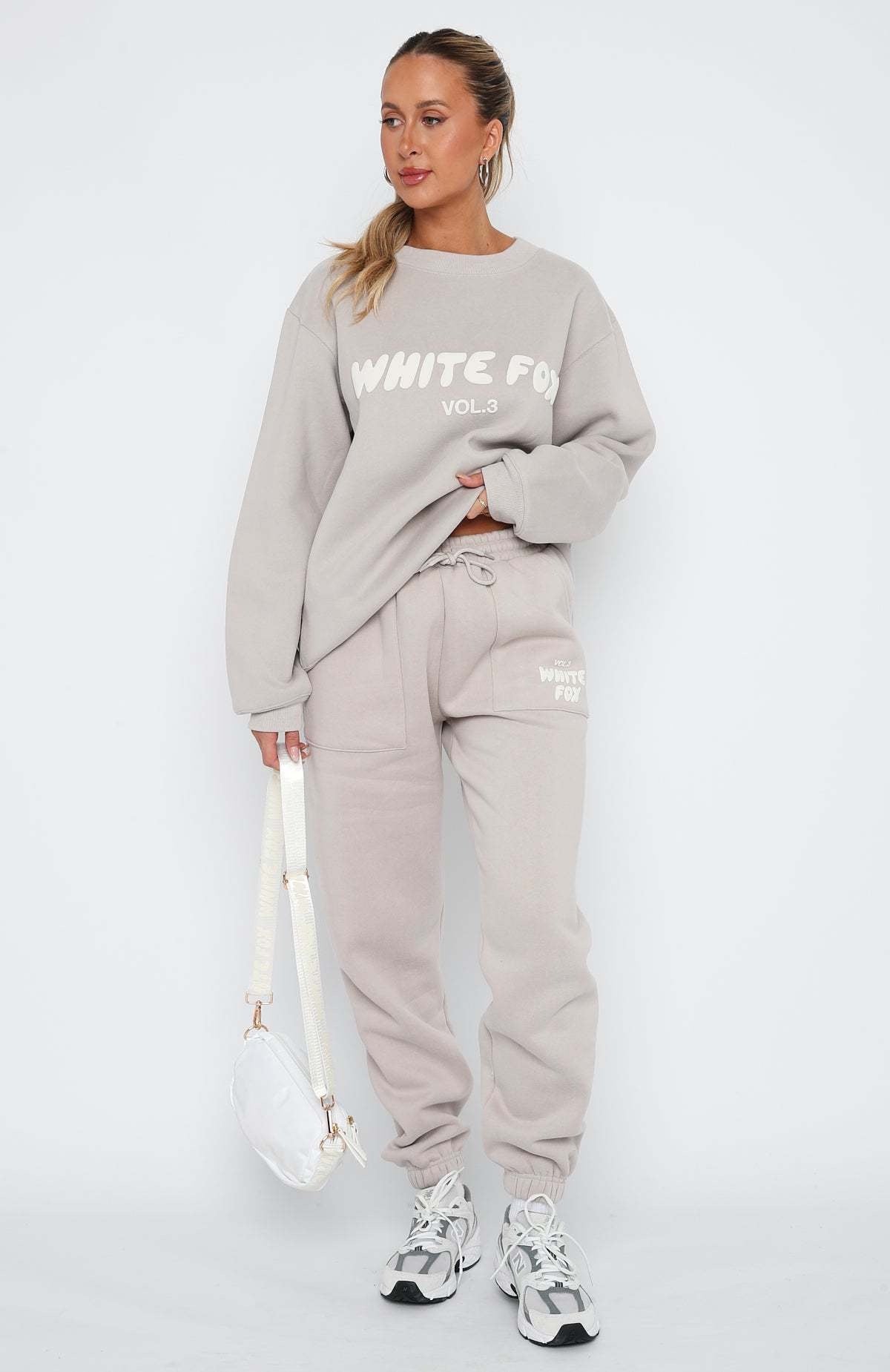 White fox sweat set