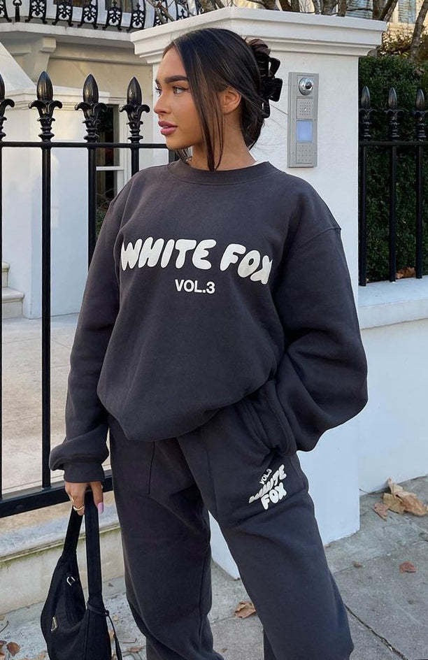 White fox sweat set