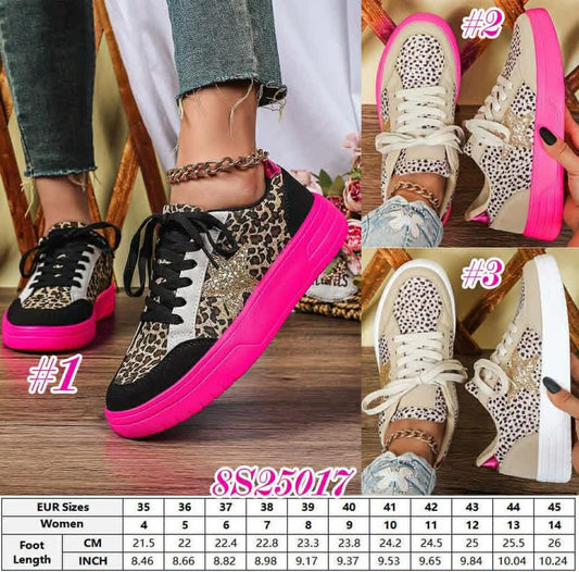 leopard platform sneaks🤭