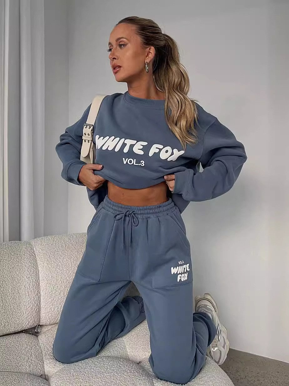 White fox sweat set