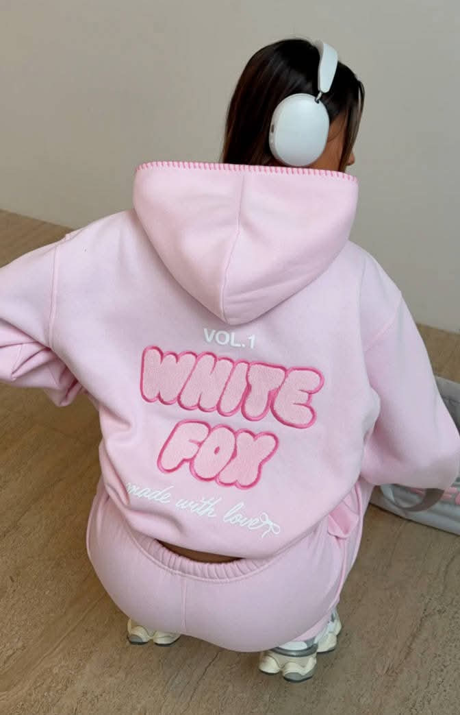 valentines white fox set