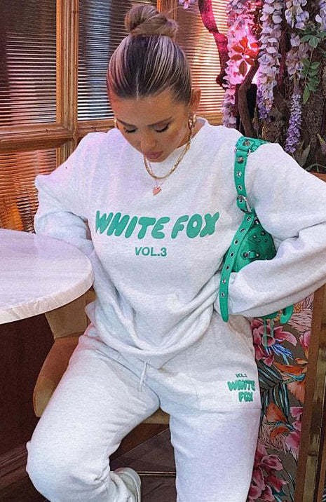 White fox sweat set