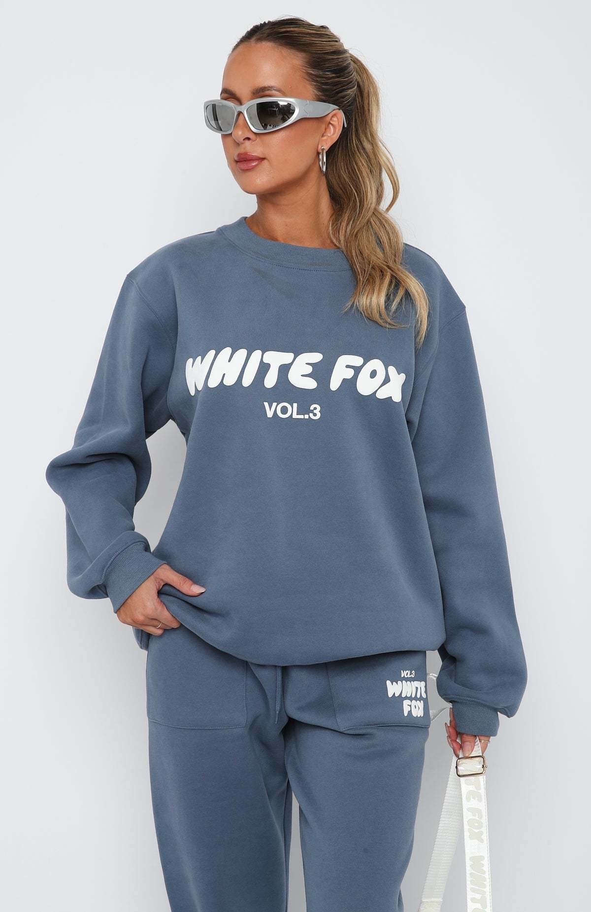 White fox sweat set