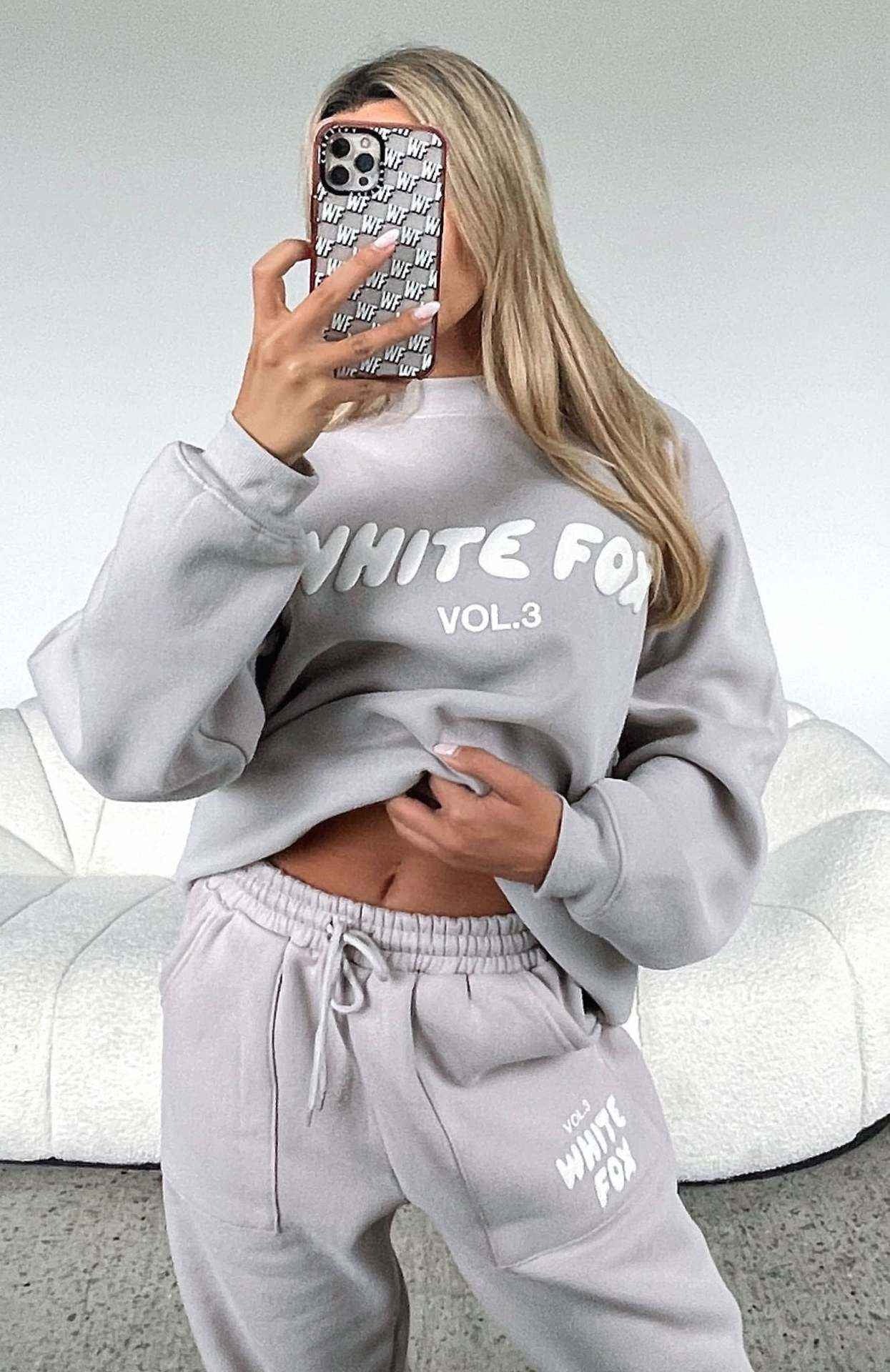 White fox sweat set