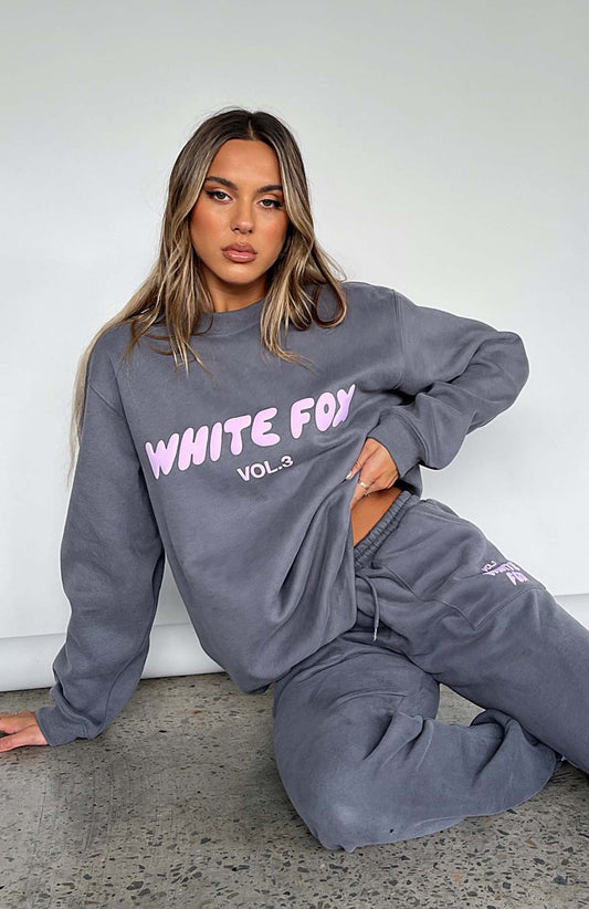 White fox sweat set