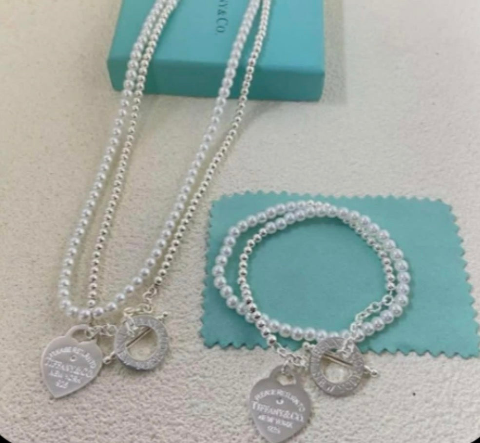 pearl jewelry set