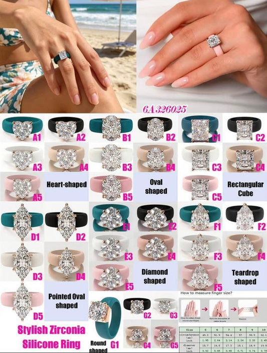 zirconia silicone ring