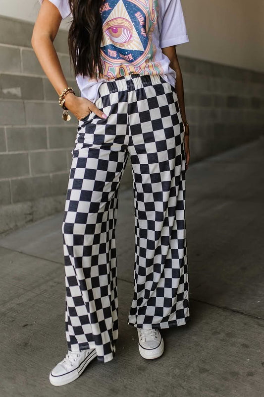 Checkered lounge pants