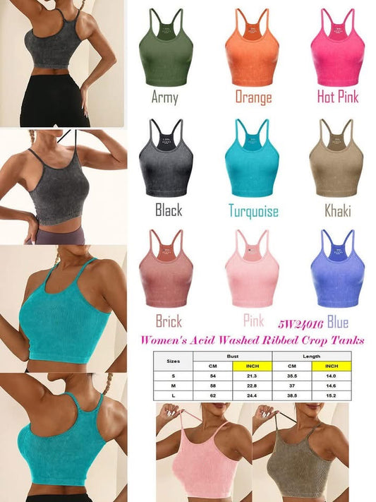 Ribbed crop tank