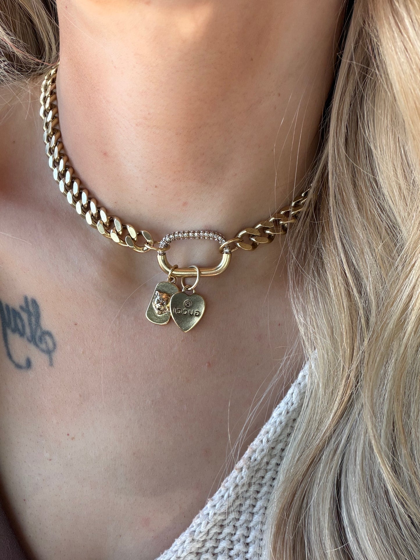 gg tiger necklace