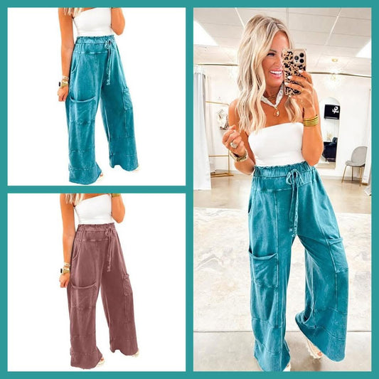 weekend wide leg pants