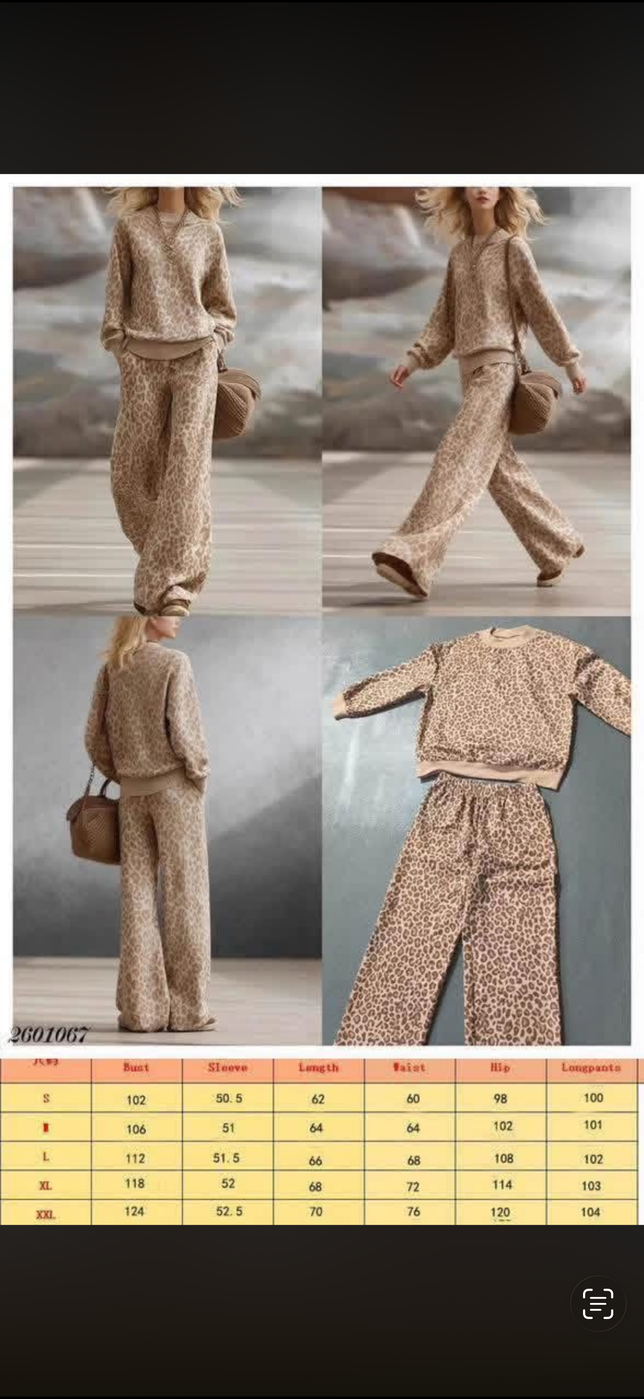 cozy leopard set