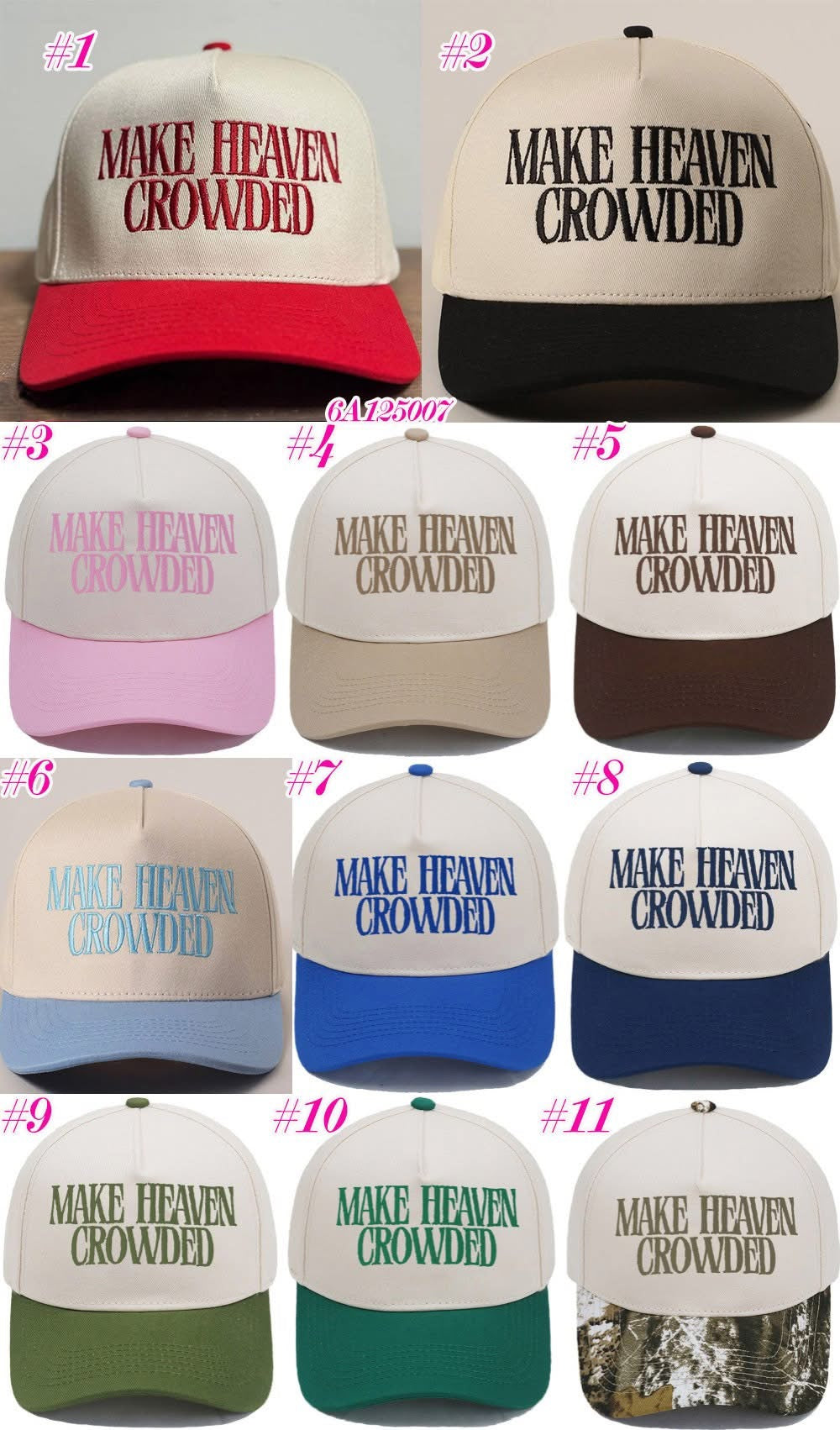 Make heaven crowded hat